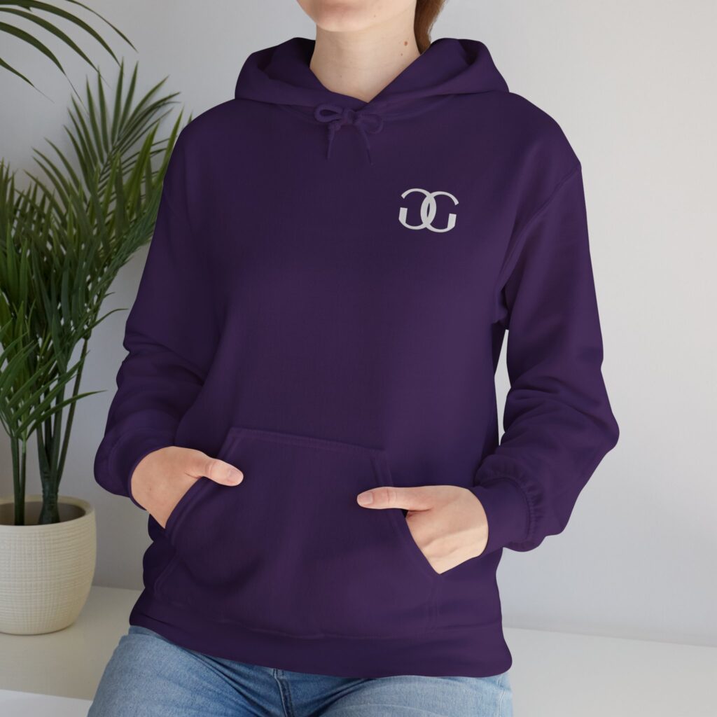 Glam Gustoz Signature Hoodie – White Edition 1 | Soft Aesthetic Self-Care Wear - Image 45
