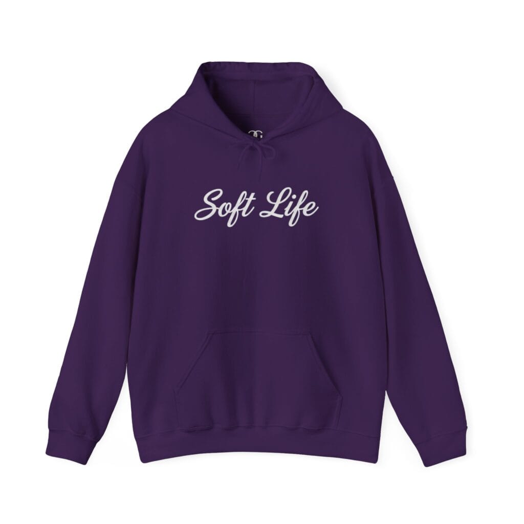 Soft Life Hoodie 1 – Self-Care Clothing for Your Healing Era | Cozy Mental Health Wear - Image 26