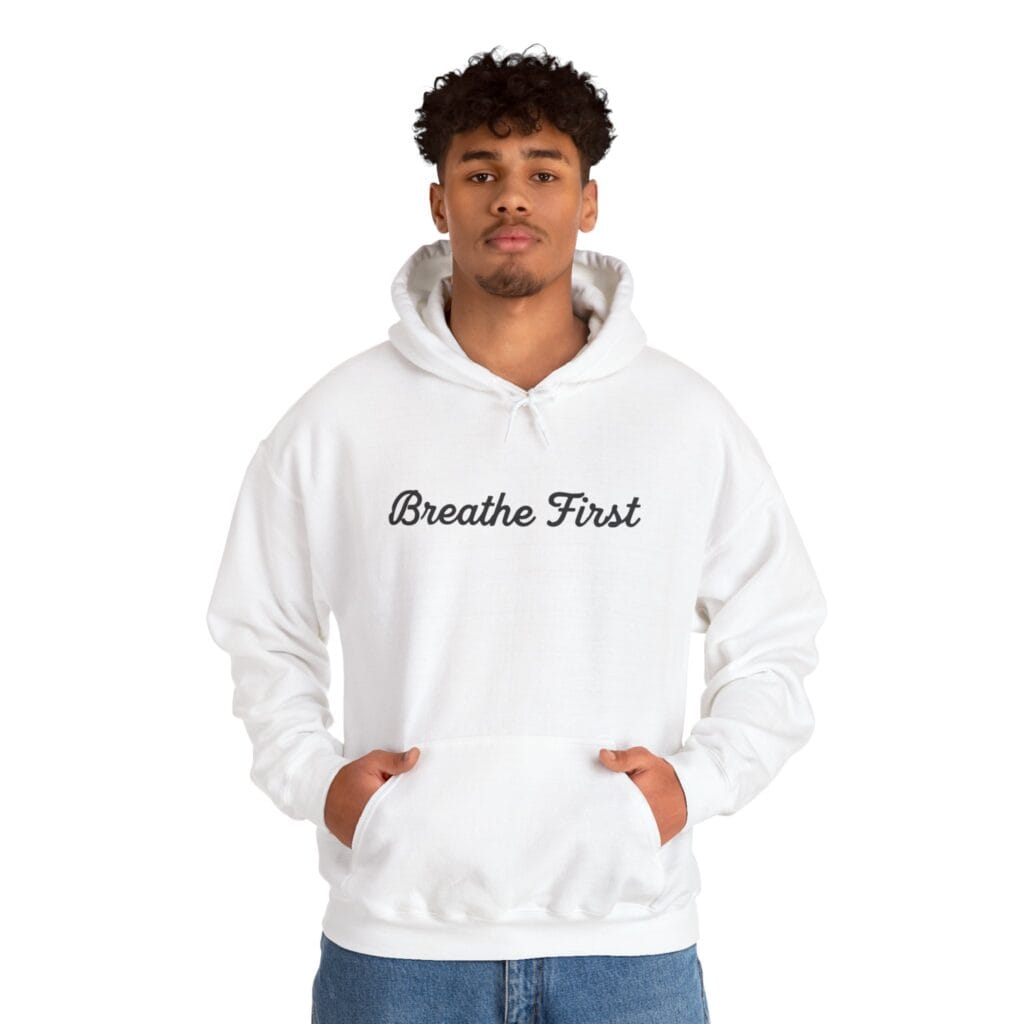 Breathe First Hoodie 1 – Soft Grounding Wear for Anxiety & Overwhelm - Image 7