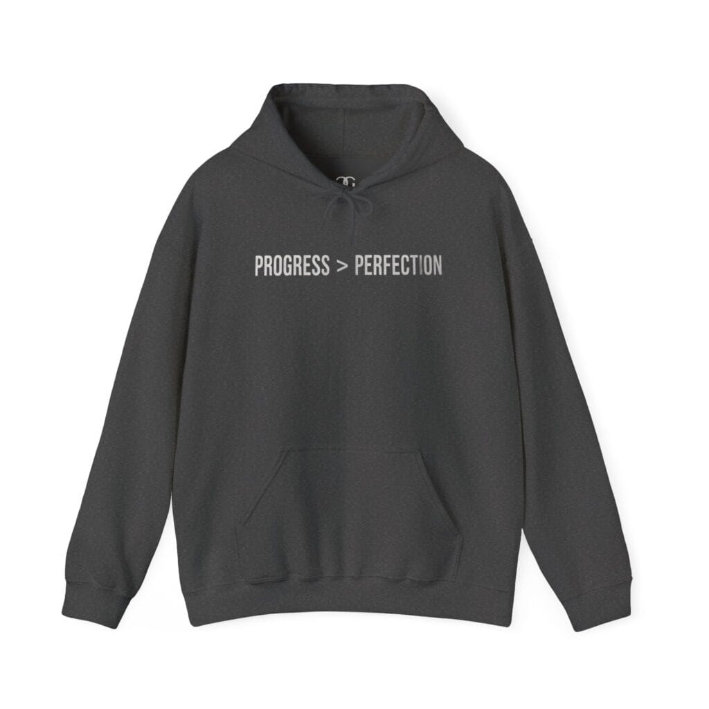 Progress Over Perfection Hoodie 1 – Self-Care Motivation for Creators & Healers - Image 25