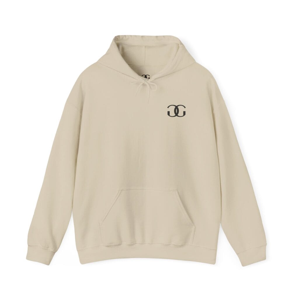 Glam Gustoz Signature Hoodie – Black Edition 1 | Soft Aesthetic Self-Care Wear - Image 2