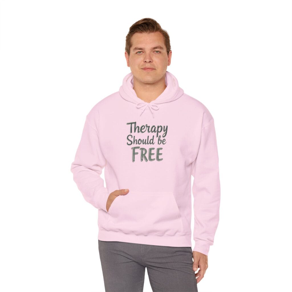 Therapy Should Be Free Hoodie 1 – Mental Health Awareness Fashion for Change - Image 32