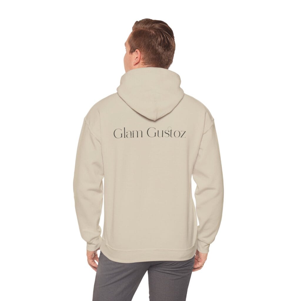 Glam Gustoz Signature Hoodie – Black Edition 1 | Soft Aesthetic Self-Care Wear - Image 5