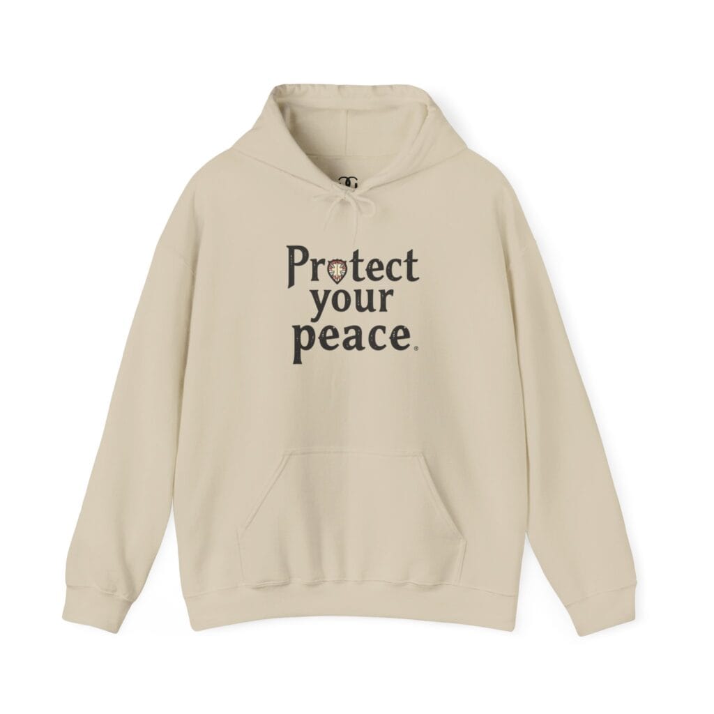 Protect Your Peace Hoodie 1 – Wear Your Emotional Armor Proudly | Mental Health Clothing - Image 6