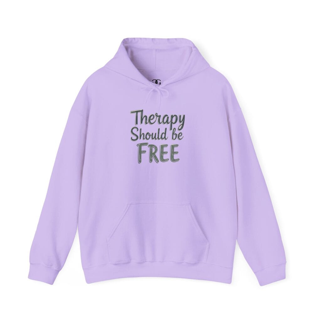 Therapy Should Be Free Hoodie 1 – Mental Health Awareness Fashion for Change - Image 26
