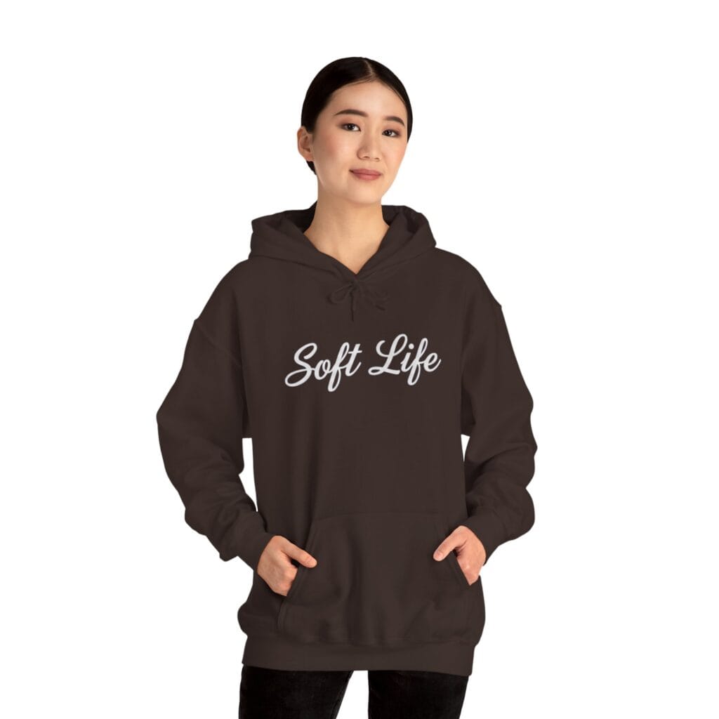 Soft Life Hoodie 1 – Self-Care Clothing for Your Healing Era | Cozy Mental Health Wear - Image 12