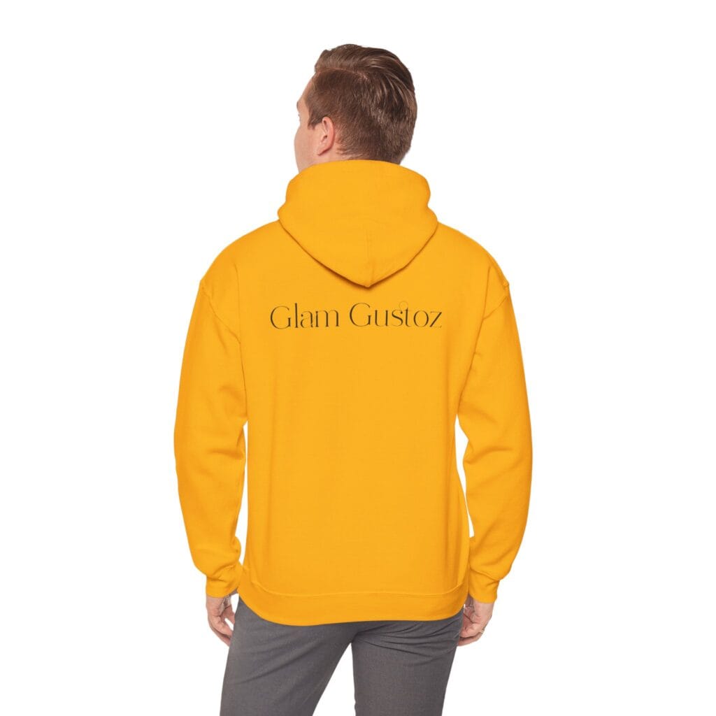Glam Gustoz Signature Hoodie – Black Edition 1 | Soft Aesthetic Self-Care Wear - Image 22