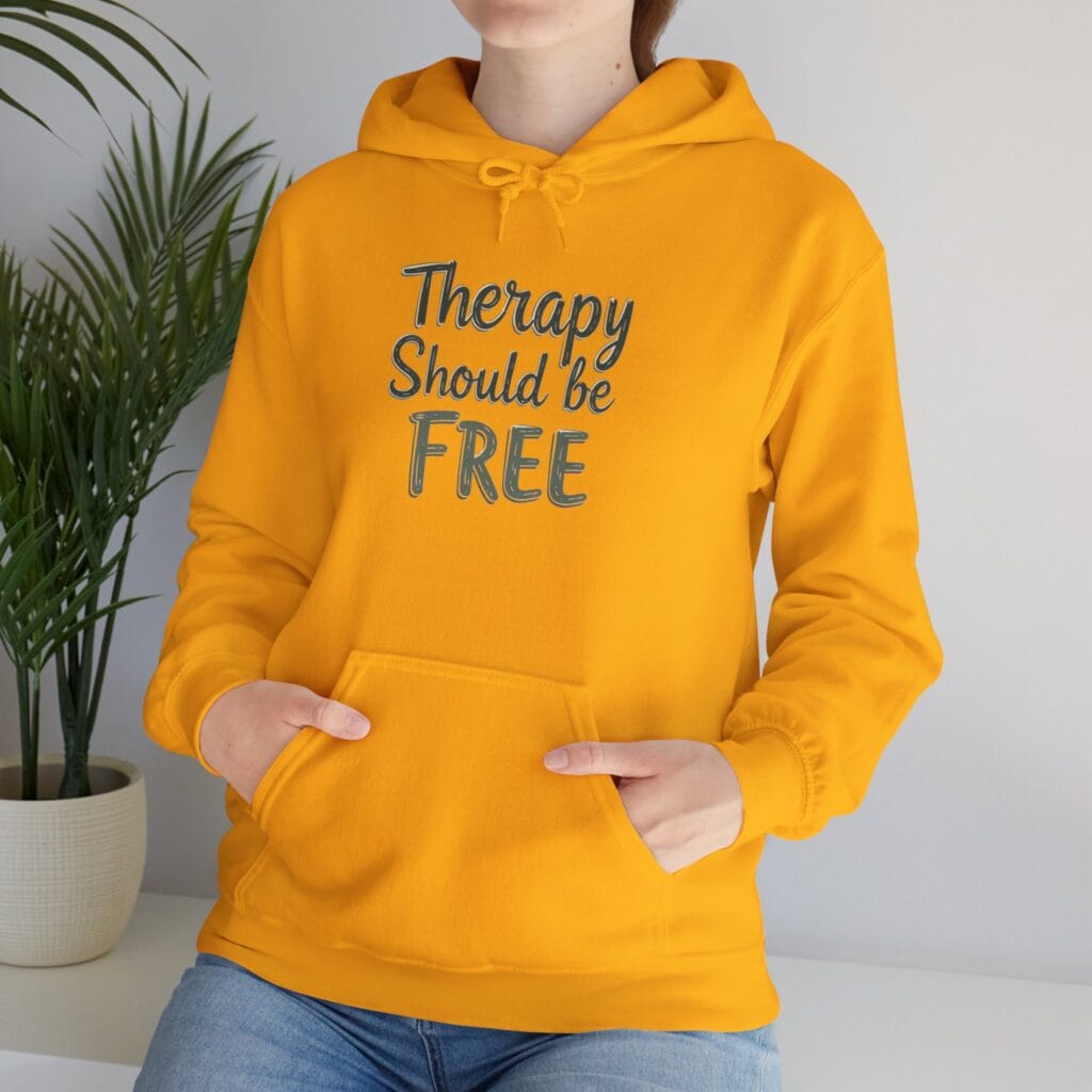 Therapy Should Be Free Hoodie 1 – Mental Health Awareness Fashion for Change - Image 13