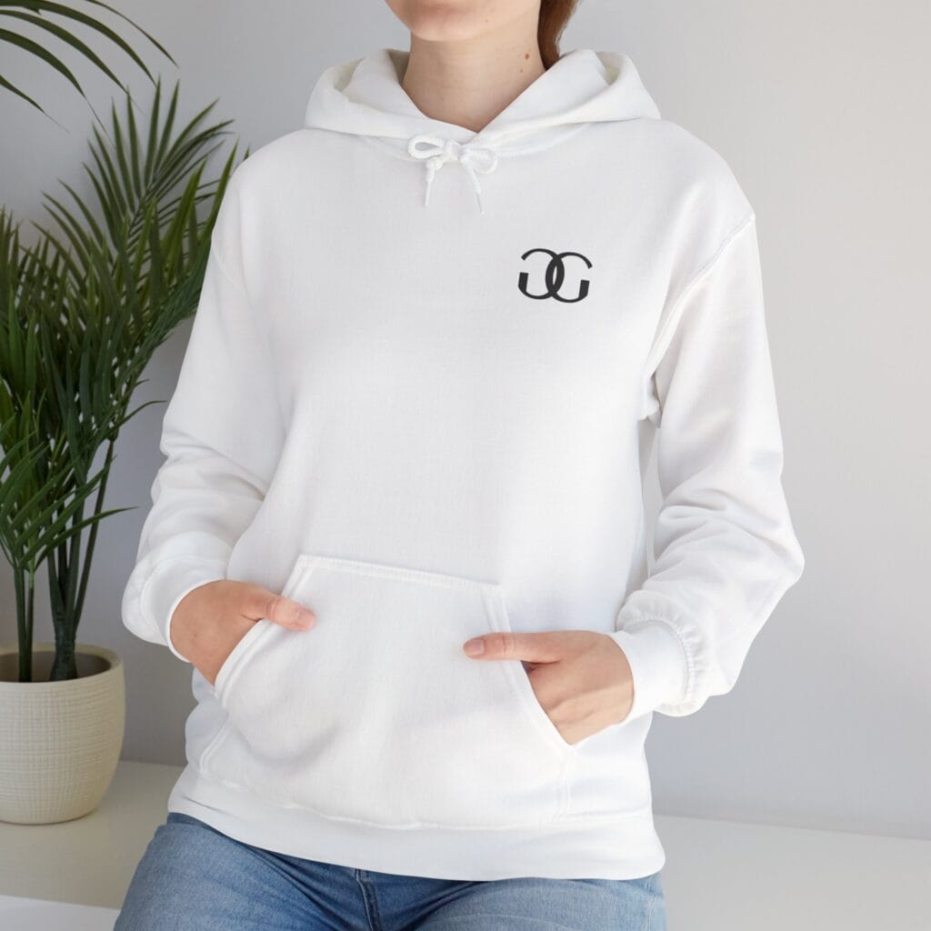 Glam Gustoz Signature Hoodie – Black Edition 1 | Soft Aesthetic Self-Care Wear - Image 8