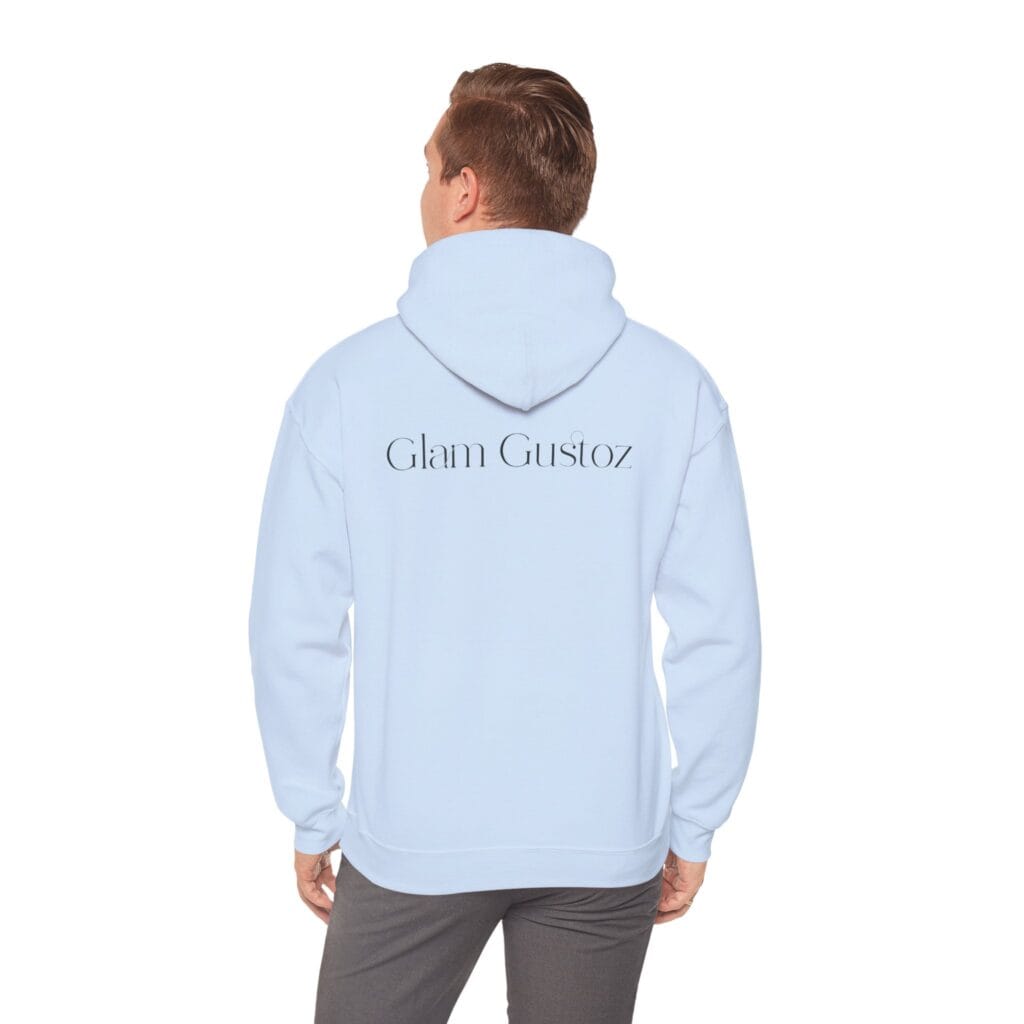 Glam Gustoz Signature Hoodie – Black Edition 1 | Soft Aesthetic Self-Care Wear - Image 26