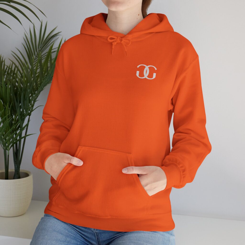 Glam Gustoz Signature Hoodie – White Edition 1 | Soft Aesthetic Self-Care Wear - Image 9