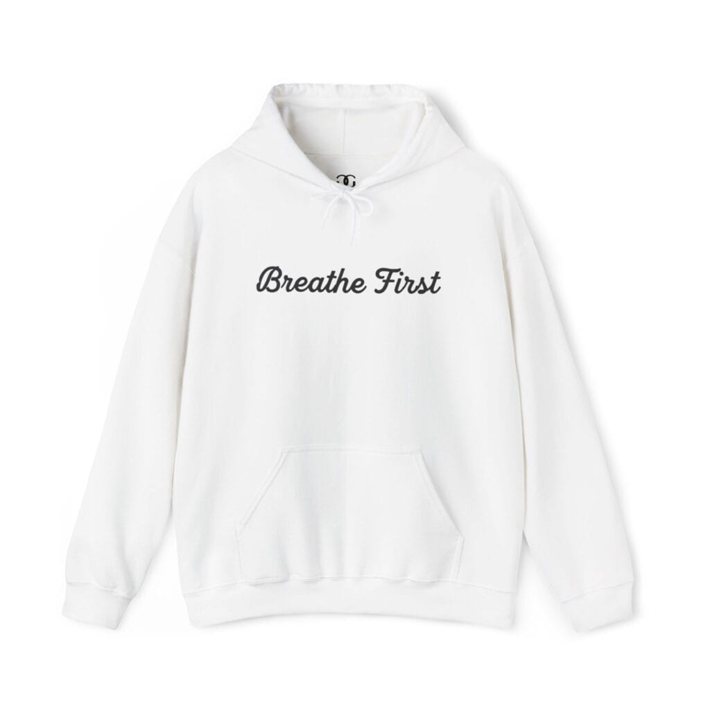 Breathe First Hoodie 1 – Soft Grounding Wear for Anxiety & Overwhelm - Image 4