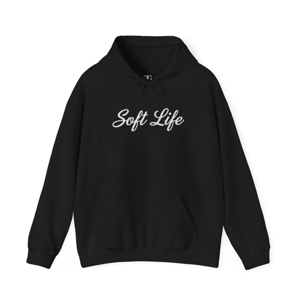 Soft Life Hoodie 1 – Self-Care Clothing for Your Healing Era | Cozy Mental Health Wear - Image 2
