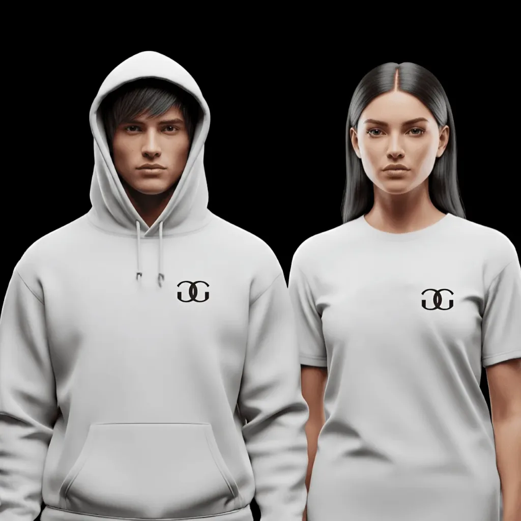 Glam Gustoz Signature Hoodie – Black Edition 1 | Soft Aesthetic Self-Care Wear