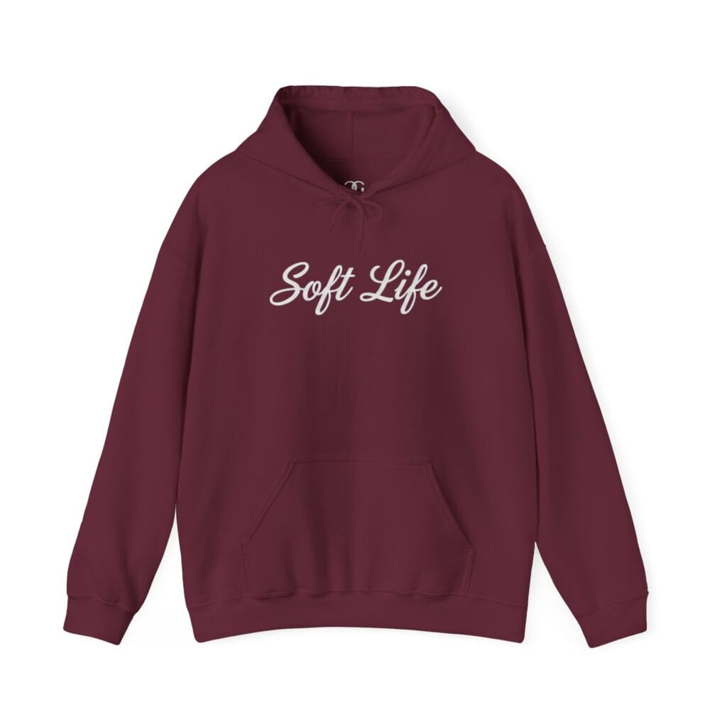 Soft Life Hoodie 1 – Self-Care Clothing for Your Healing Era | Cozy Mental Health Wear - Image 6