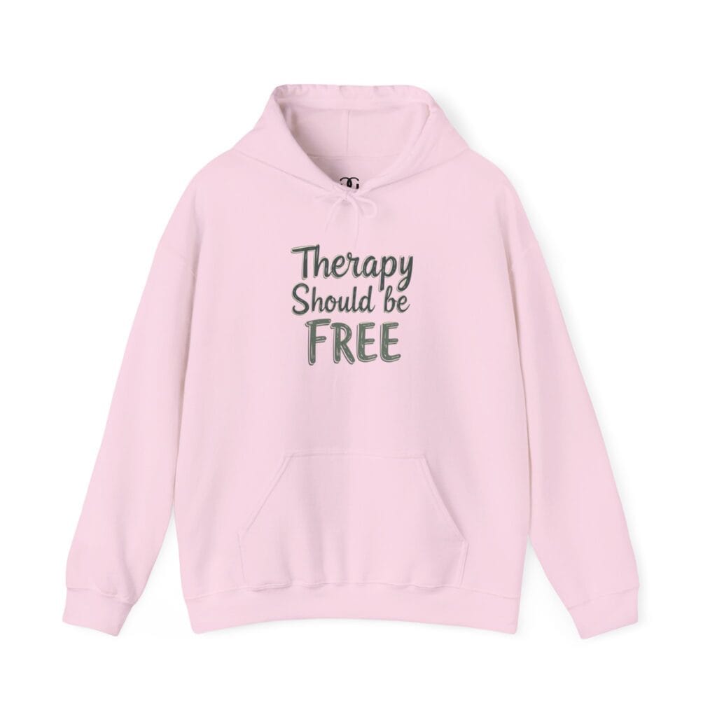 Therapy Should Be Free Hoodie 1 – Mental Health Awareness Fashion for Change - Image 30