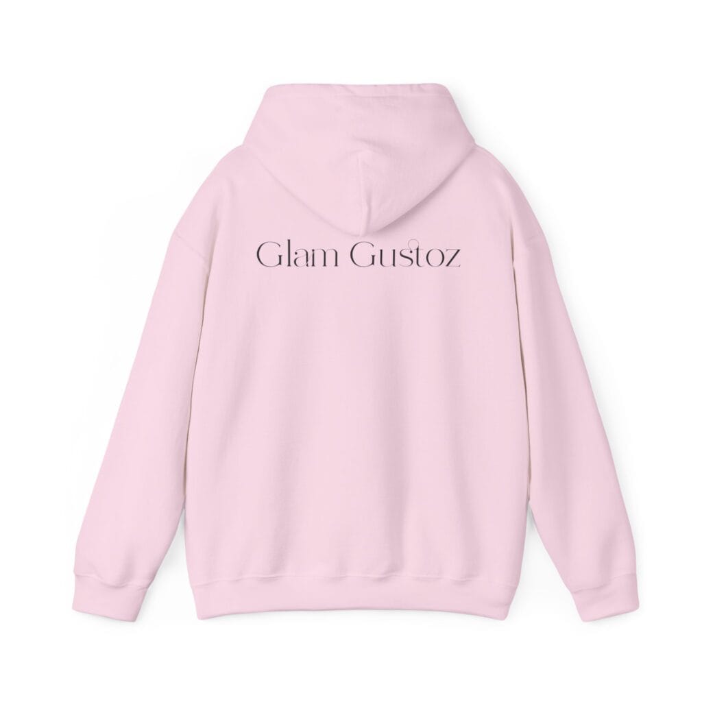 Glam Gustoz Signature Hoodie – Black Edition 1 | Soft Aesthetic Self-Care Wear - Image 36