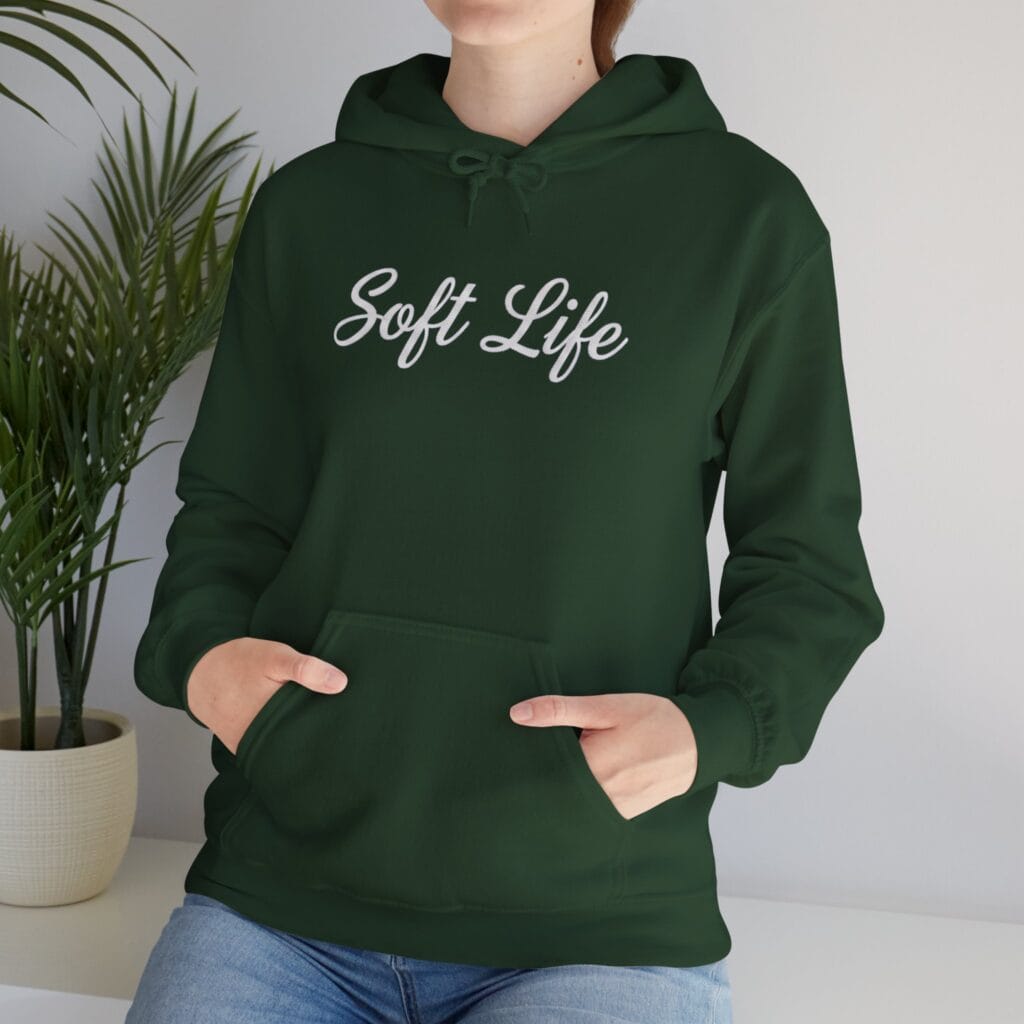 Soft Life Hoodie 1 – Self-Care Clothing for Your Healing Era | Cozy Mental Health Wear - Image 17