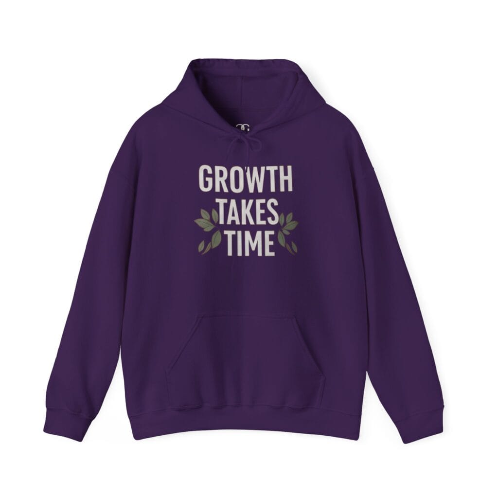 Growth Takes Time Hoodie | Gentle Reminder for Your Healing Journey 1 - Image 26