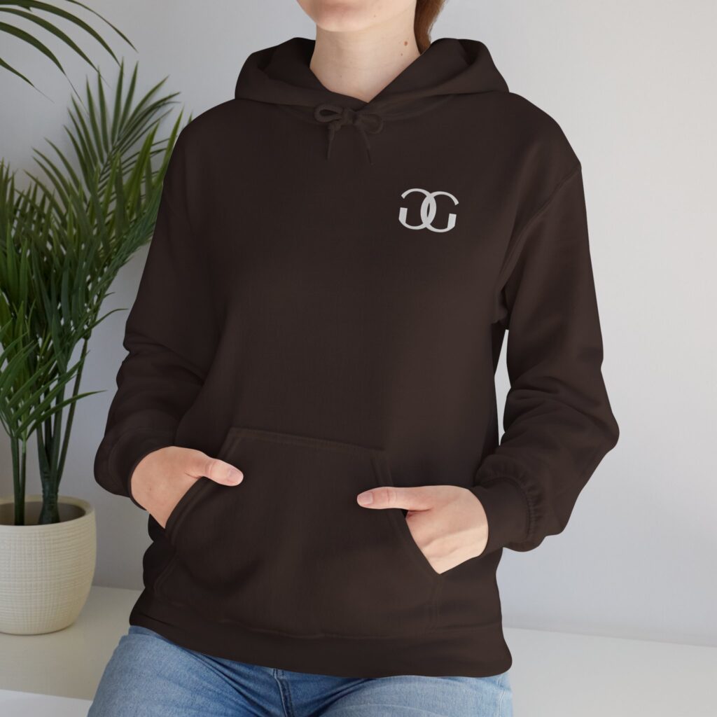 Glam Gustoz Signature Hoodie – White Edition 1 | Soft Aesthetic Self-Care Wear - Image 17