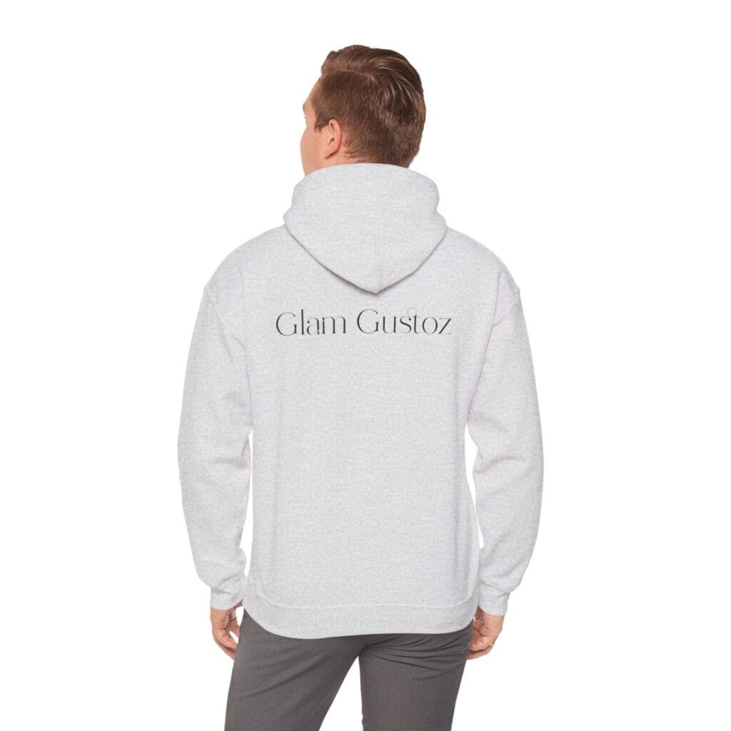 Glam Gustoz Signature Hoodie – Black Edition 1 | Soft Aesthetic Self-Care Wear - Image 14