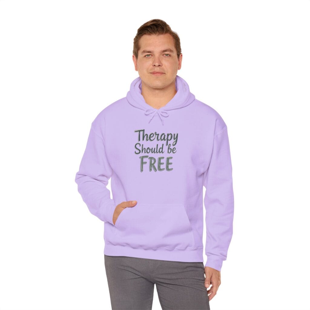 Therapy Should Be Free Hoodie 1 – Mental Health Awareness Fashion for Change - Image 28