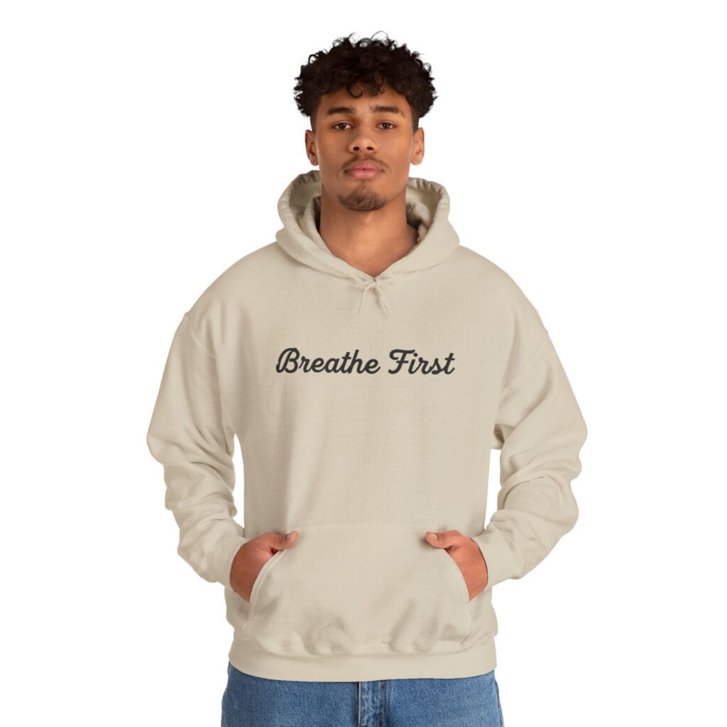 Breathe First Hoodie 1 – Soft Grounding Wear for Anxiety & Overwhelm - Image 19