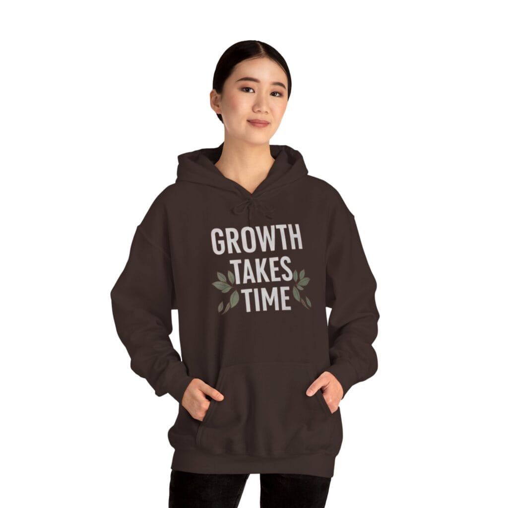 Growth Takes Time Hoodie | Gentle Reminder for Your Healing Journey 1 - Image 12