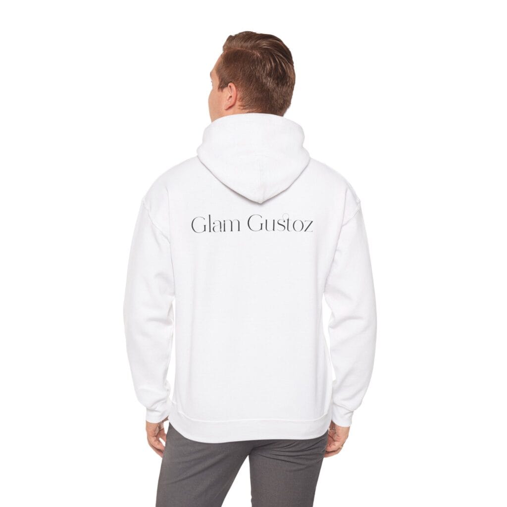 Glam Gustoz Signature Hoodie – Black Edition 1 | Soft Aesthetic Self-Care Wear - Image 9