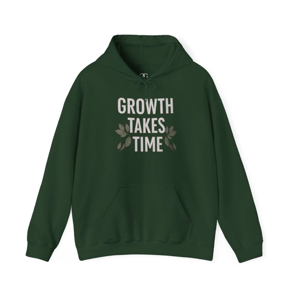 Growth Takes Time Hoodie | Gentle Reminder for Your Healing Journey 1 - Image 14