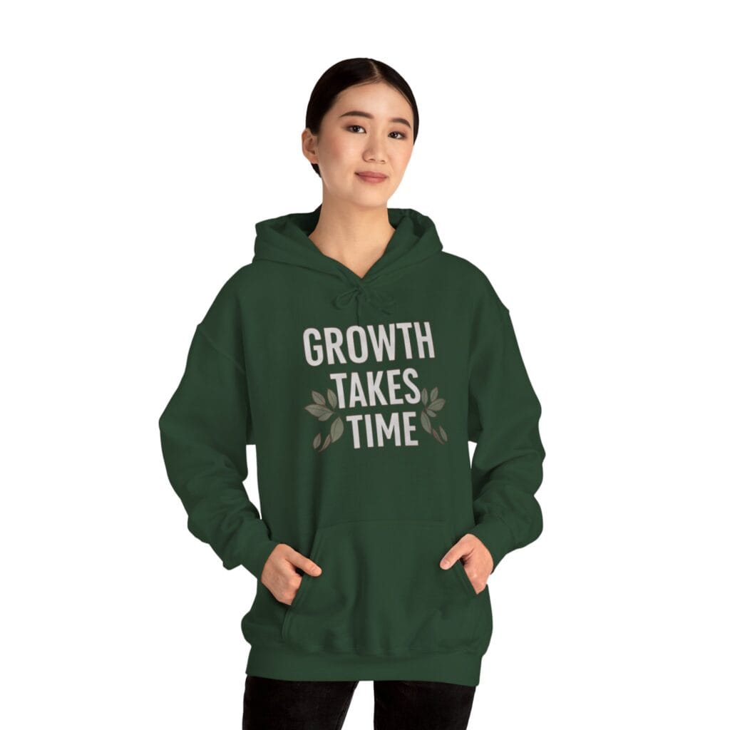 Growth Takes Time Hoodie | Gentle Reminder for Your Healing Journey 1 - Image 16