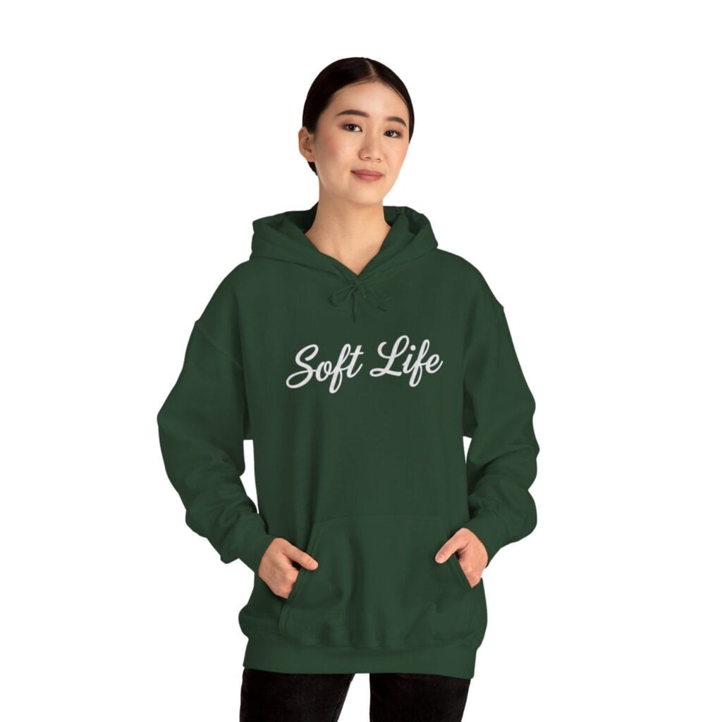 Soft Life Hoodie 1 – Self-Care Clothing for Your Healing Era | Cozy Mental Health Wear - Image 16