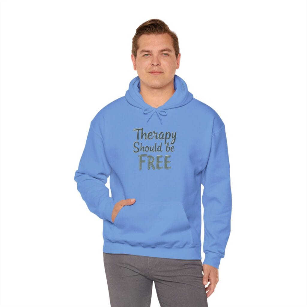 Therapy Should Be Free Hoodie 1 – Mental Health Awareness Fashion for Change - Image 24