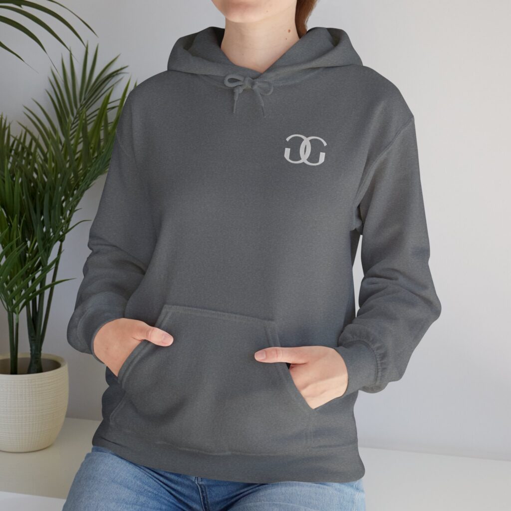 Glam Gustoz Signature Hoodie – White Edition 1 | Soft Aesthetic Self-Care Wear - Image 21