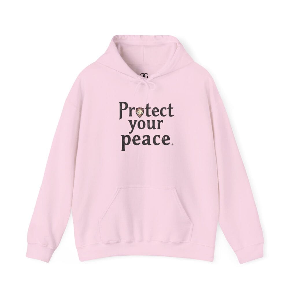 Protect Your Peace Hoodie 1 – Wear Your Emotional Armor Proudly | Mental Health Clothing - Image 22